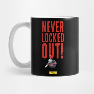 MCA Never Locked Out Mug